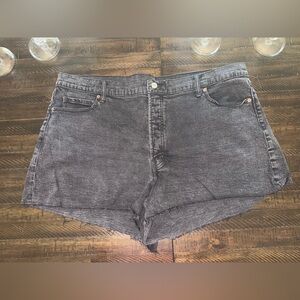 Old Navy Black High Rise Jean Shorts NWOT